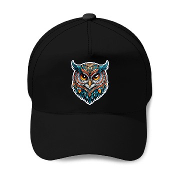 Discover Owl Neo Traditional Baseball Caps