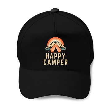 Discover Happy Camper - Camping Lover Baseball Caps