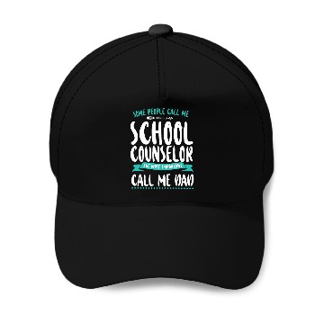 Discover School Counselor Dad Some People Baseball Caps