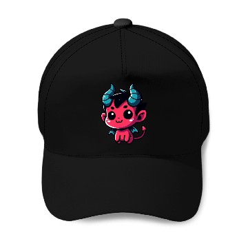 Discover Cute Little Devil Baseball Caps