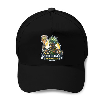 Discover Pickleball Warrior Baseball Caps