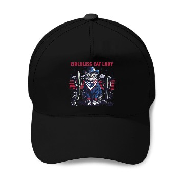 Discover Childless Cat Lady For Kamala Baseball Caps