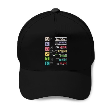 Discover Growth Mindset Positive School Classroom Teacher Baseball Caps