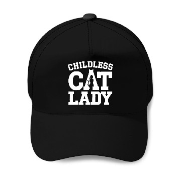 Discover Childless Cat lady Kamala Harris Baseball Caps