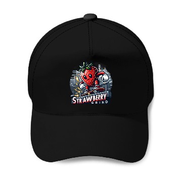 Discover Strawberry Grind – Skater Berry Baseball Caps
