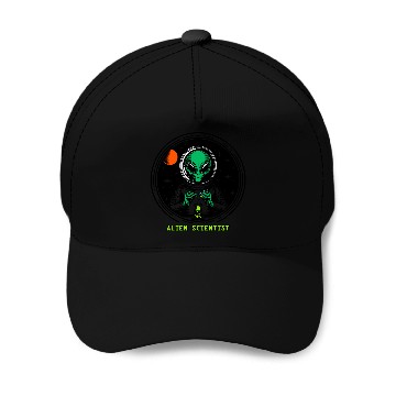 Discover Alien Scientist Baseball Caps