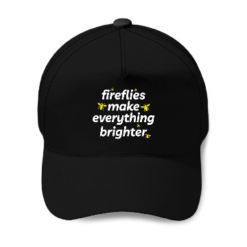 Discover Fireflies Firefly Lightning Bug Insect Collector Baseball Caps