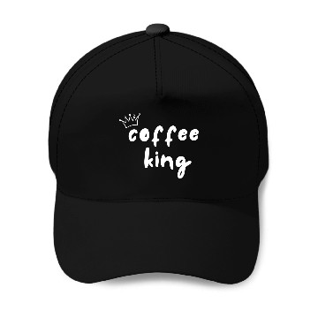 Discover Coffee King Baseball Caps
