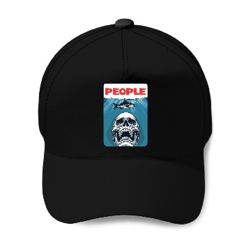 Discover People - enemy - fish - skull Baseball Caps