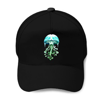 Discover Celestial Mushroom Baseball Caps