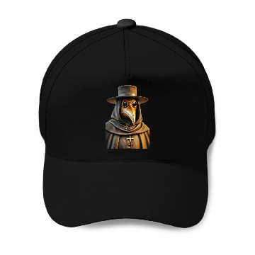 Discover Golden Plague Doctor Baseball Caps