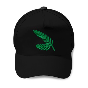 Discover Fir branches embroidered Baseball Caps