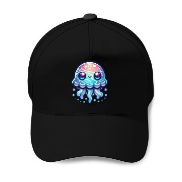 Discover funny cute green octopus Baseball Caps