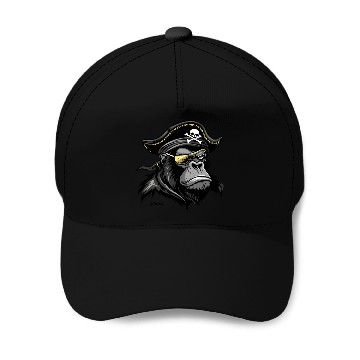 Discover Pirate Gorilla Baseball Caps