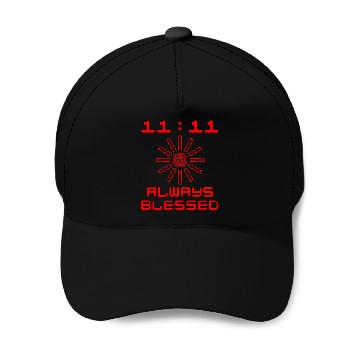 Discover 11:11 Always Blessed Baseball Caps