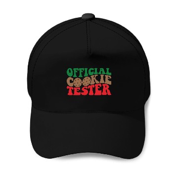 Discover Official Cookie Tester - funny Christmas design Baseball Caps