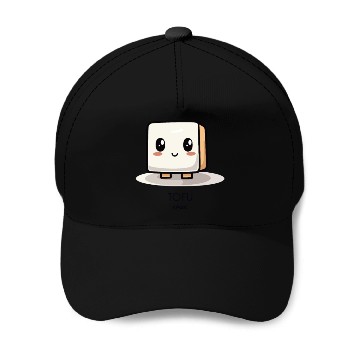 Discover Cute Chibi Kawaii Tofu Baseball Caps