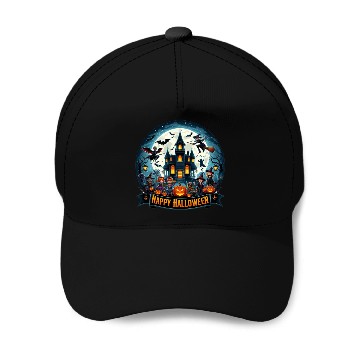 Discover Happy halloween Baseball Caps