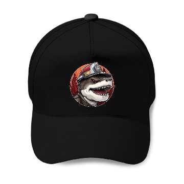 Discover Sharks Firefighter Baseball Caps