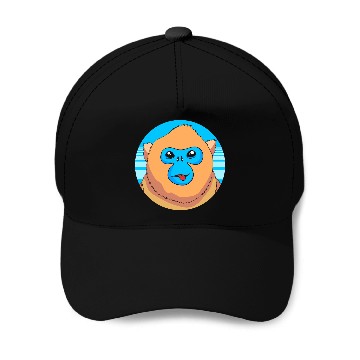 Discover Monkey Lover Cute Snub Nosed Monkey Face Baseball Caps