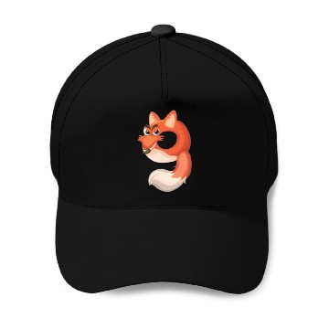 Discover Fox Number Nine Baseball Caps