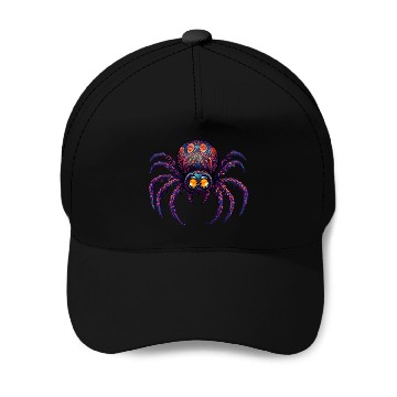 Discover Halloween Spider Alebrije Baseball Caps