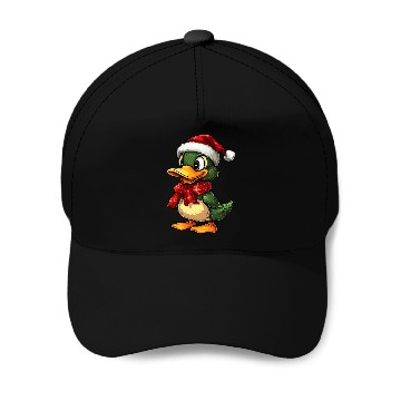 Discover Christmas duck Baseball Caps
