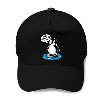 Discover Stay Grounded Float Around Mindfulness Penguin Baseball Caps