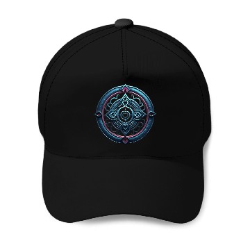 Discover Sacred Heart Mandala Baseball Caps