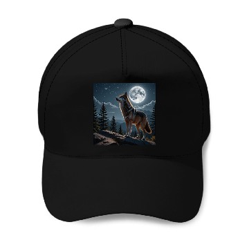 Discover animal wolf Baseball Caps