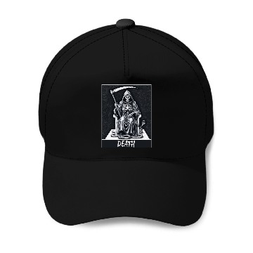 Discover Tarot card death skeleton Magic Baseball Caps