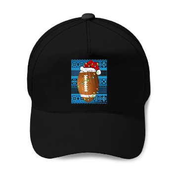 Discover Rugby Christmas Lights Baseball Caps