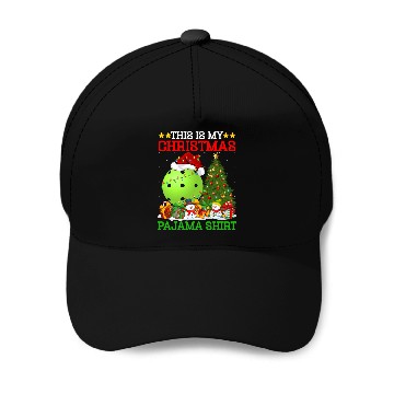 Discover Pickleball Christmas Tree Lights Baseball Caps