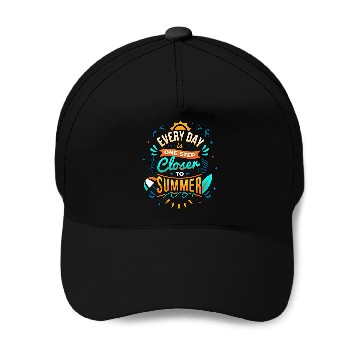 Discover Summer vacation design Baseball Caps