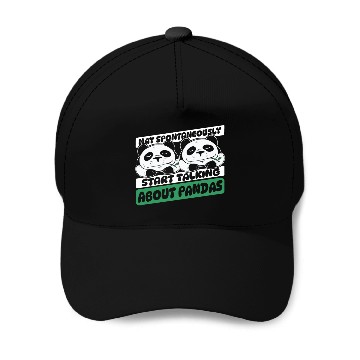 Discover Spontaneously Start Talking About Panda Friend Baseball Caps