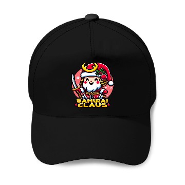 Discover Samurai Claus V1 Baseball Caps