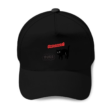 Discover Meow Baseball Caps