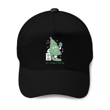 Discover Christmas tree party Baseball Caps
