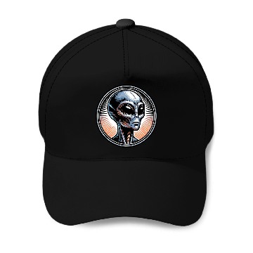 Discover Grey Alien Baseball Caps
