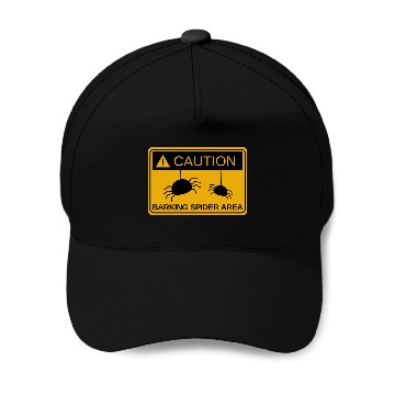 Discover Caution Barking Spider Area Barking Spiders MEME Baseball Caps