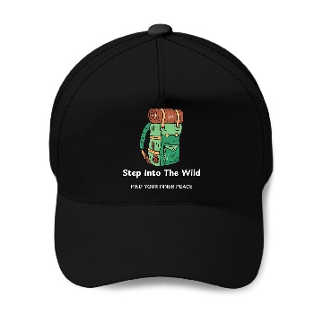 Discover Step Into The Wild Hiking Baseball Caps