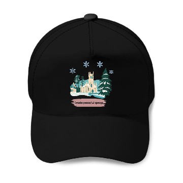 Discover CREATE PEACEFUL SPACES Baseball Caps