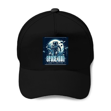 Discover Space Run Baseball Caps