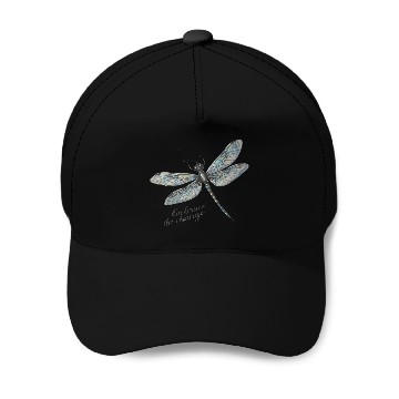 Discover Embrace the Change Dragonfly Baseball Caps