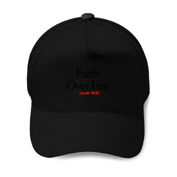 Discover Faith Over Fear Baseball Caps