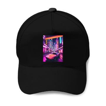 Discover Synthwave 4 Baseball Caps