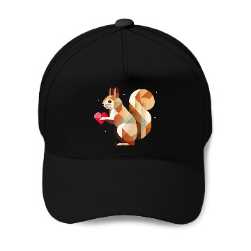 Discover Squirrel with heart - loving for Valentine's Day Baseball Caps