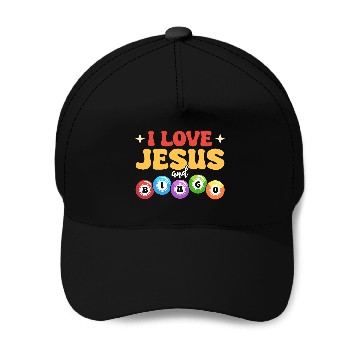 Discover I Love Jesus and Bingo Baseball Caps