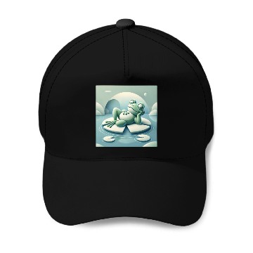 Discover Frog Baseball Caps