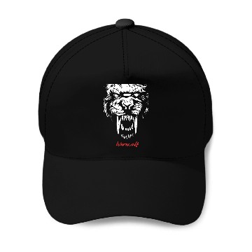 Discover Fierce Werewolf Roar Baseball Caps